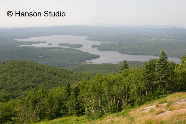 Sunapee, NH - Lake Sunapee from Mountain